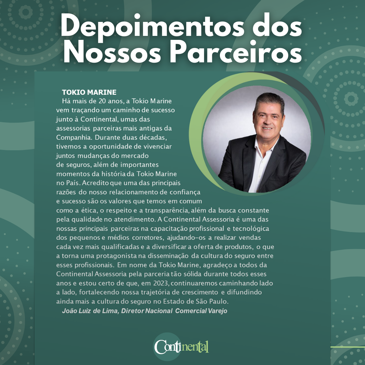 Depoimentos dos Nossos Parceiros