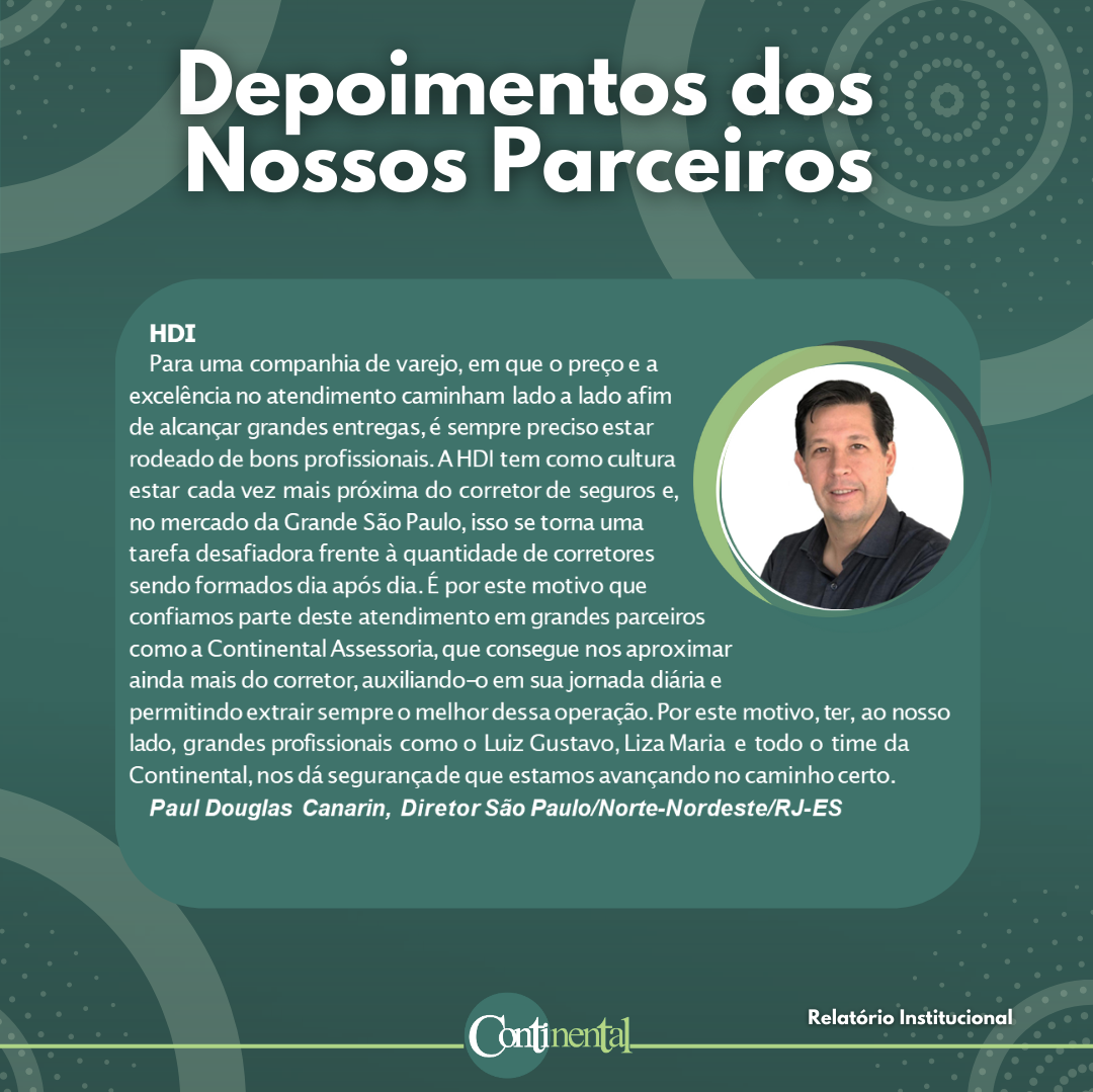 Depoimentos dos Nossos Parceiros